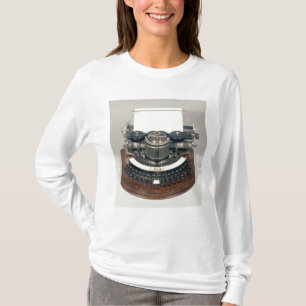 Camiseta Máquina de escrever de Hammond, com o teclado