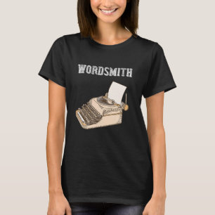 Camiseta Máquina de escrever Lendo Escrevendo Novo livro Pa