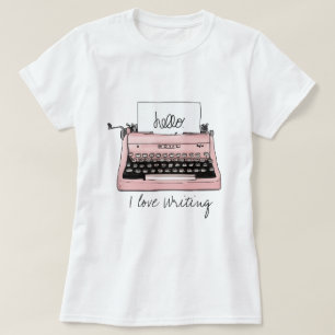 Camiseta Máquina de escrever retrô