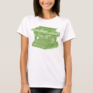 Camiseta Máquina de escrever Vintage
