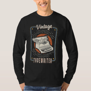 Camiseta Máquina de Escrever Vintage Retro Clássico Amor 1