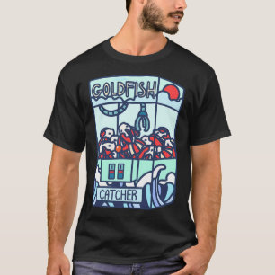 Camiseta Máquina de Garra de Peixe Dourado Koi