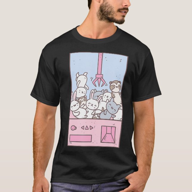 Camiseta Máquina De Garra Para Qualquer Lover De Jogo De Ar (Frente)