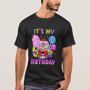 Camiseta Máquina de Gumball Candy É a minha 7. ª garota de 