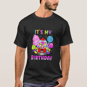 Camiseta Máquina de Gumball Candy É a minha 7. ª garota de