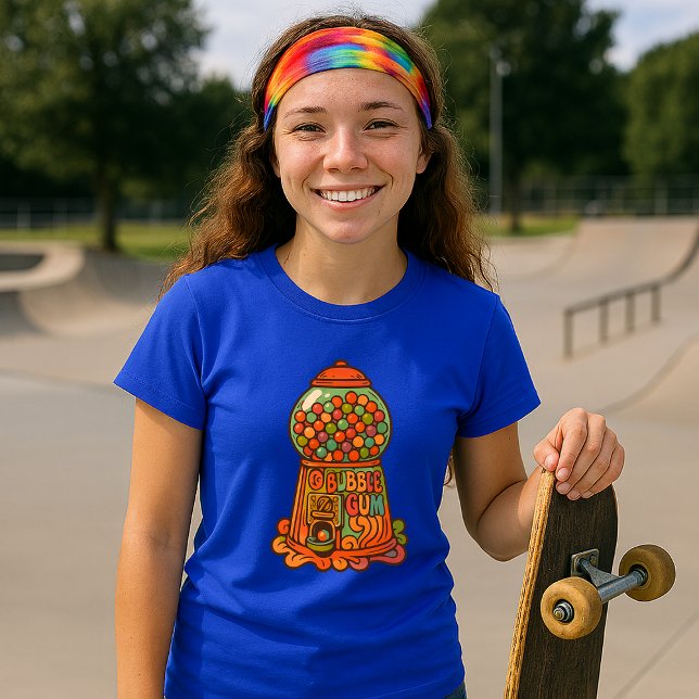 Camiseta Máquina de Gumball Psicodélica Retroativa (Criador carregado)