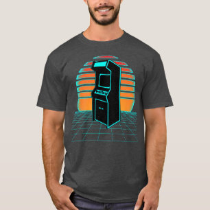 Camiseta Máquina de jogos em cascata de vídeo estético - 80