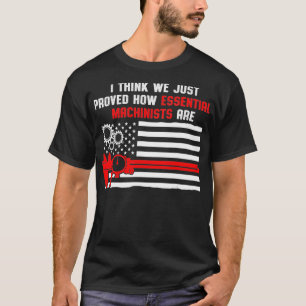 Camiseta Máquina de Máquina com Prova de Máquina