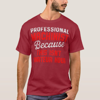 Camiseta Máquina de Máquina de Hora Machinista