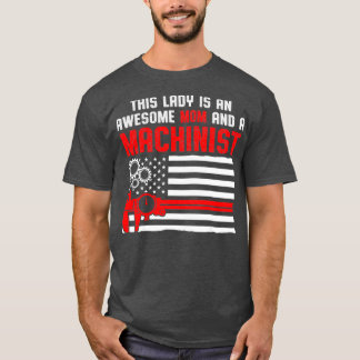 Camiseta Máquina de Máquina Mãe Machinista