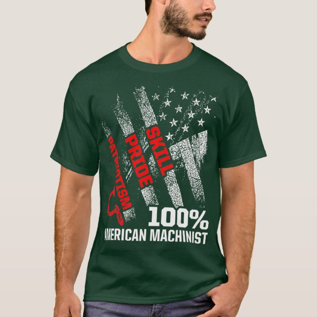 Camiseta Máquina de Operador de Máquina de Sinalizador dos  (Frente)