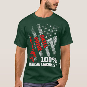 Camiseta Máquina de Operadores de Sinalizador dos EUA