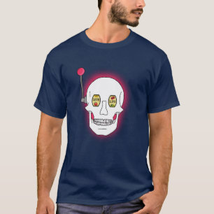 Camiseta Máquina de ranhura para o crânio