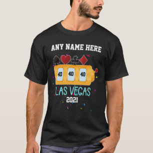 Camiseta Máquina de Slot de Aniversário de Las Vegas Pers