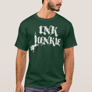 Camiseta Máquina de Tatuagem de Junkie de Tinta Digital
