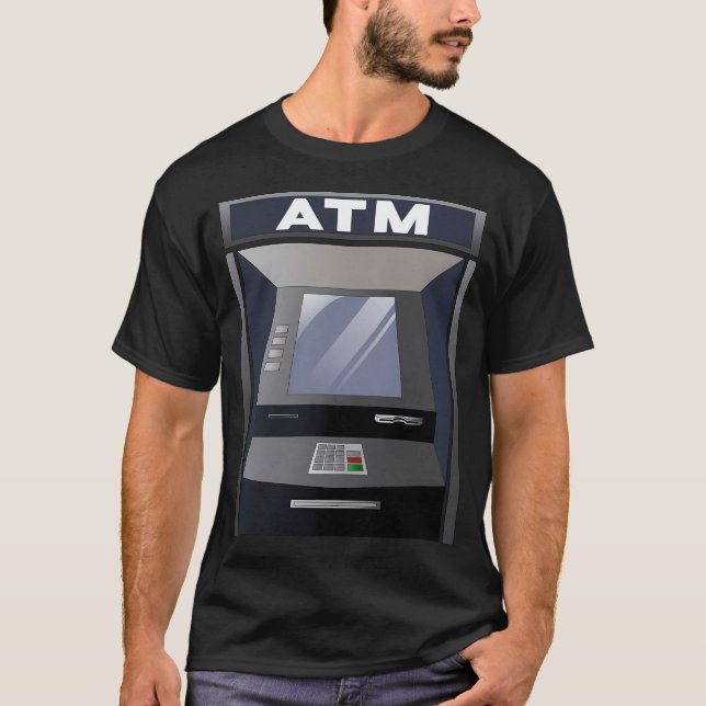 Camiseta Máquina de Teller Automática (Atm) (Frente)