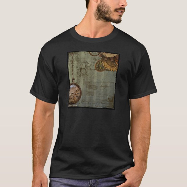 Camiseta Máquina de Tempo Steampunk (Frente)