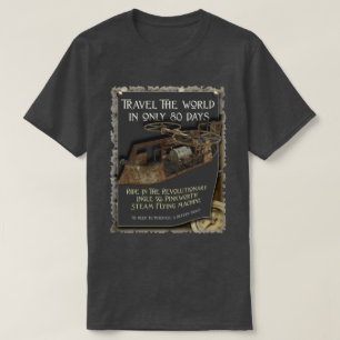 Camiseta Máquina de vôo engraçada de Steampunk