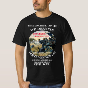 CAMISETA MÁQUINA DO TEMPO DE TRUMP VIAGEM BATALHA SELVAGEM