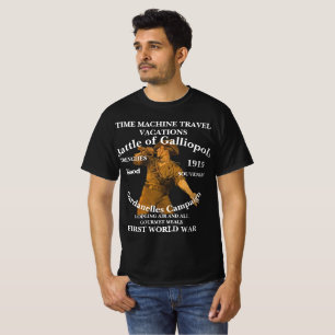 Camiseta Máquina do Tempo HG Gallipoli Primeira Guerra Mund