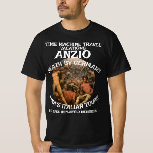 CAMISETA MÁQUINA DO TEMPO VIAGEM ANZIO MORTE GUERRA
