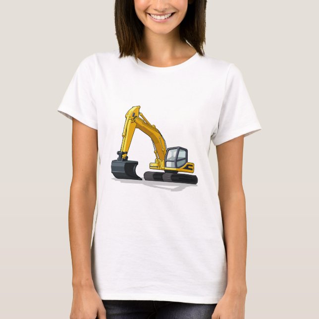 Camiseta Máquina escavadora (Frente)
