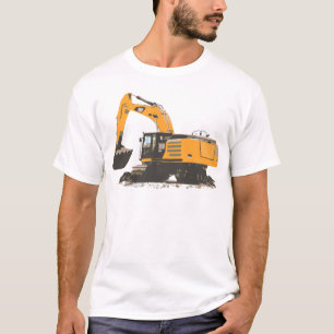 Camiseta Máquina escavadora enorme da sujeira