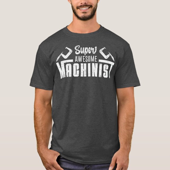 Camiseta Máquina Fantástica para Mecânicos CNC Machinistas (Frente)