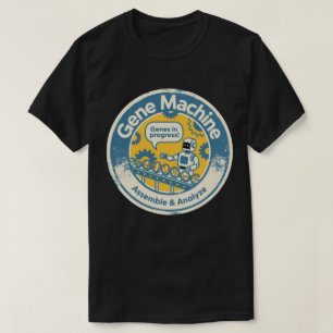 Camiseta Máquina Gênica Montando o Futuro Bioinformática