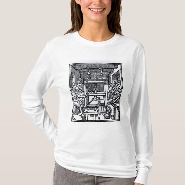 Camiseta Máquina impressora (Frente)