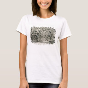 Camiseta Máquina impressora francesa, 1642 (gravura)
