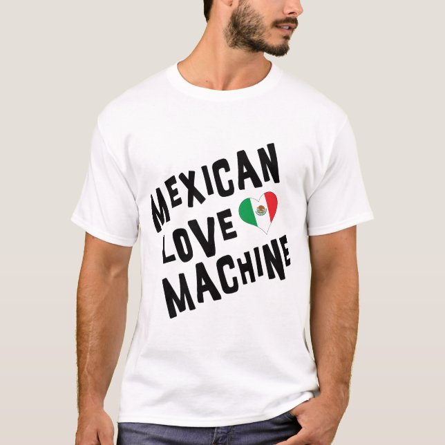 Camiseta Máquina mexicana do amor (Frente)