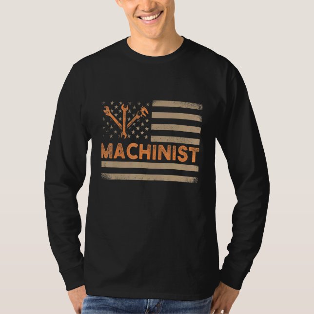 Camiseta Máquina Operadora de Máquina Machinista Máquina 22 (Frente)