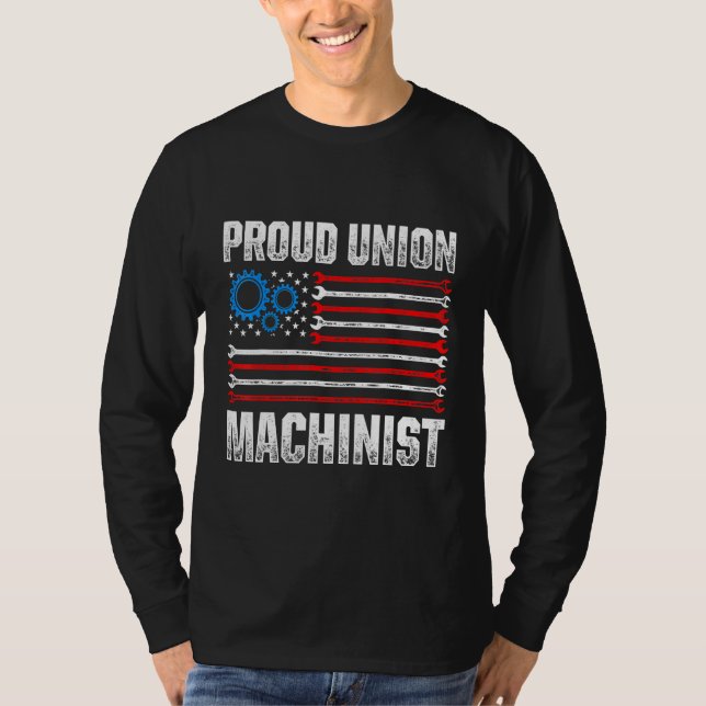 Camiseta Máquina Operadora de Máquina Machinista Máquina Má (Frente)