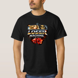 Camiseta Máquina Perdedora – Gráfico de Dados Retro Outlaw
