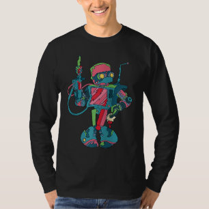 Camiseta Máquina Robô de Tatuagem Artista de Tatuagem Tatua