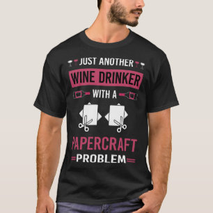 Camiseta Máquinas De Beber Vinho Papel-Artesanato
