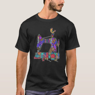 Camiseta Máquinas de costura por colagem