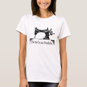 Camiseta Máquinas de costura por safra ensináveis