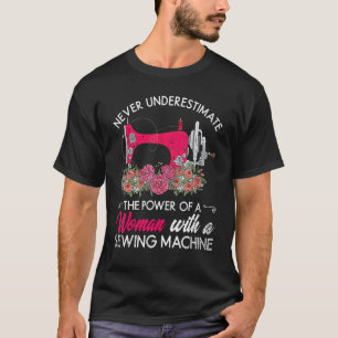 Camiseta Máquinas De Costurar Seamstress Meninas Quilis
