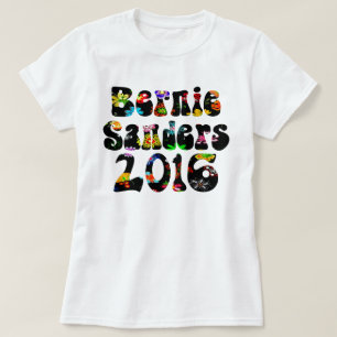 Camiseta Máquinas de lixar 2016 de flower power Bernie