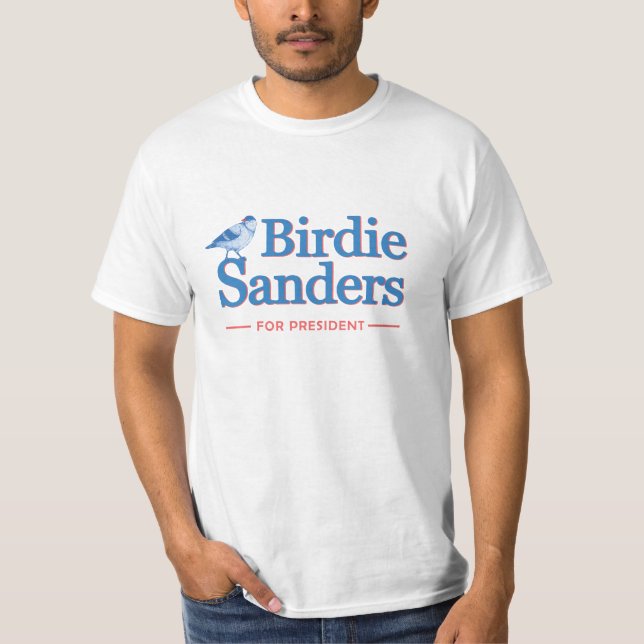 Camiseta Máquinas de lixar de Bernie do passarinho (Frente)