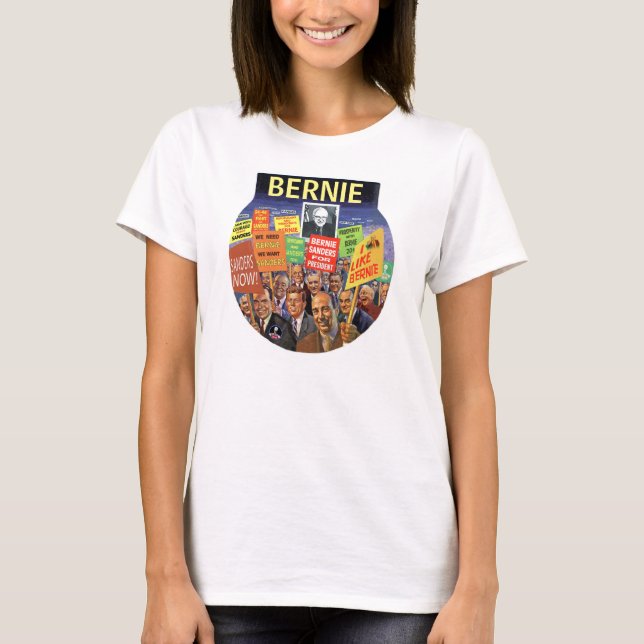 Camiseta Máquinas de lixar de Bernie em 2016 (Frente)