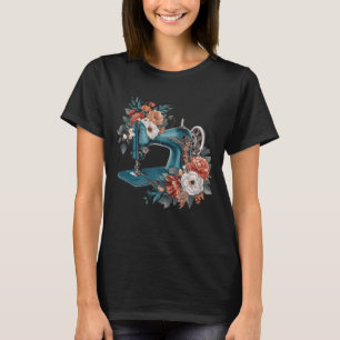 Camiseta Máquinas De Vedação Flórida Flor Esforço Sewer Hob