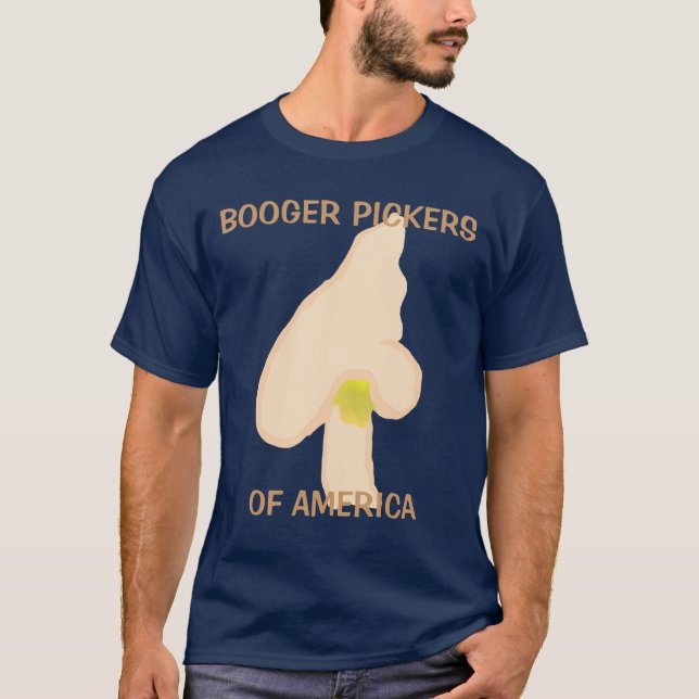 Camiseta máquinas desbastadoras do booger de América (Frente)