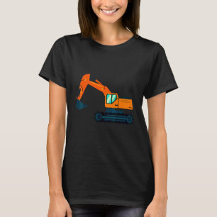 Camiseta Máquinas Pesadas De Construção De Caminhões De Esc