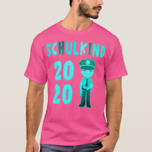 Camiseta Maquinista escolar, polícia de matrícula