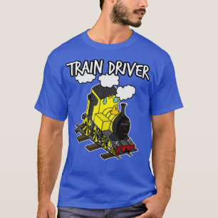 Camiseta Maquinistas de locomotivas de locomotivas de trem