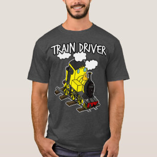 Camiseta Maquinistas de locomotivas de locomotivas de trem
