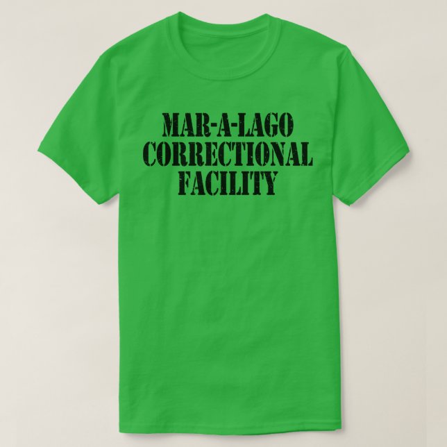 Camiseta Mar a Lago — Correção (Frente do Design)